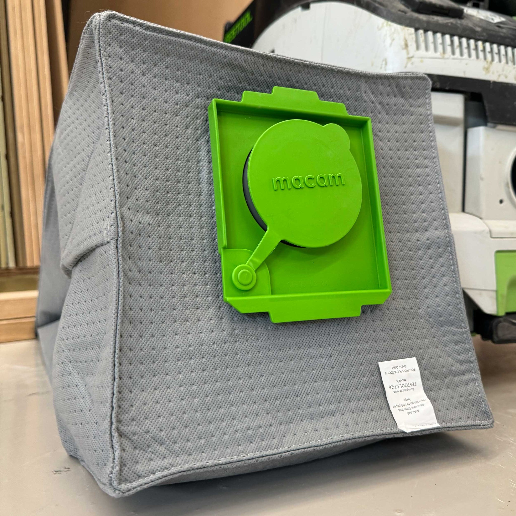 Reusable dust bag for Festool CLEANTEC CTL/CTM/CTH 48