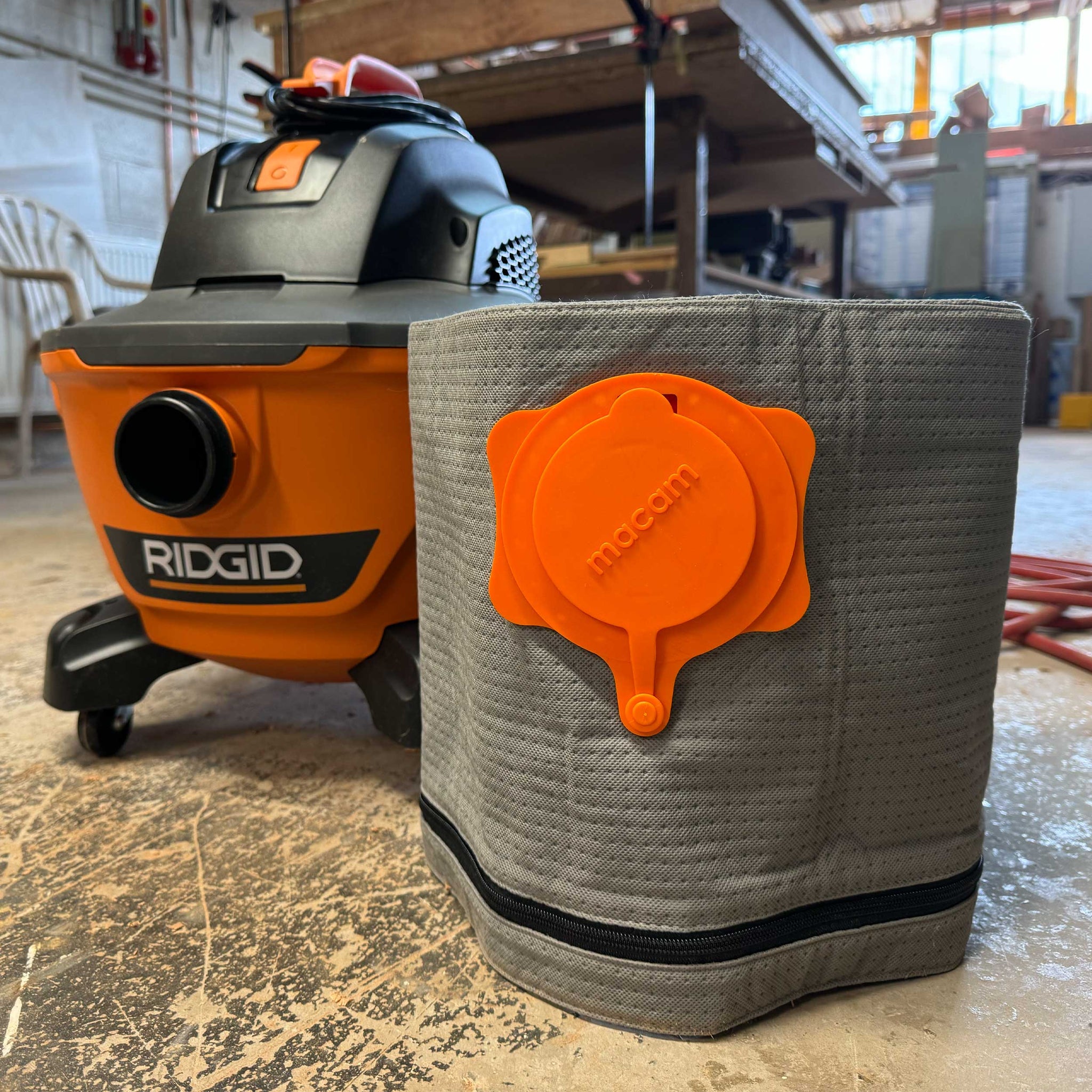 Reusable dust bag for Ridgid and Craftsman 6-9 Gallons vacuums